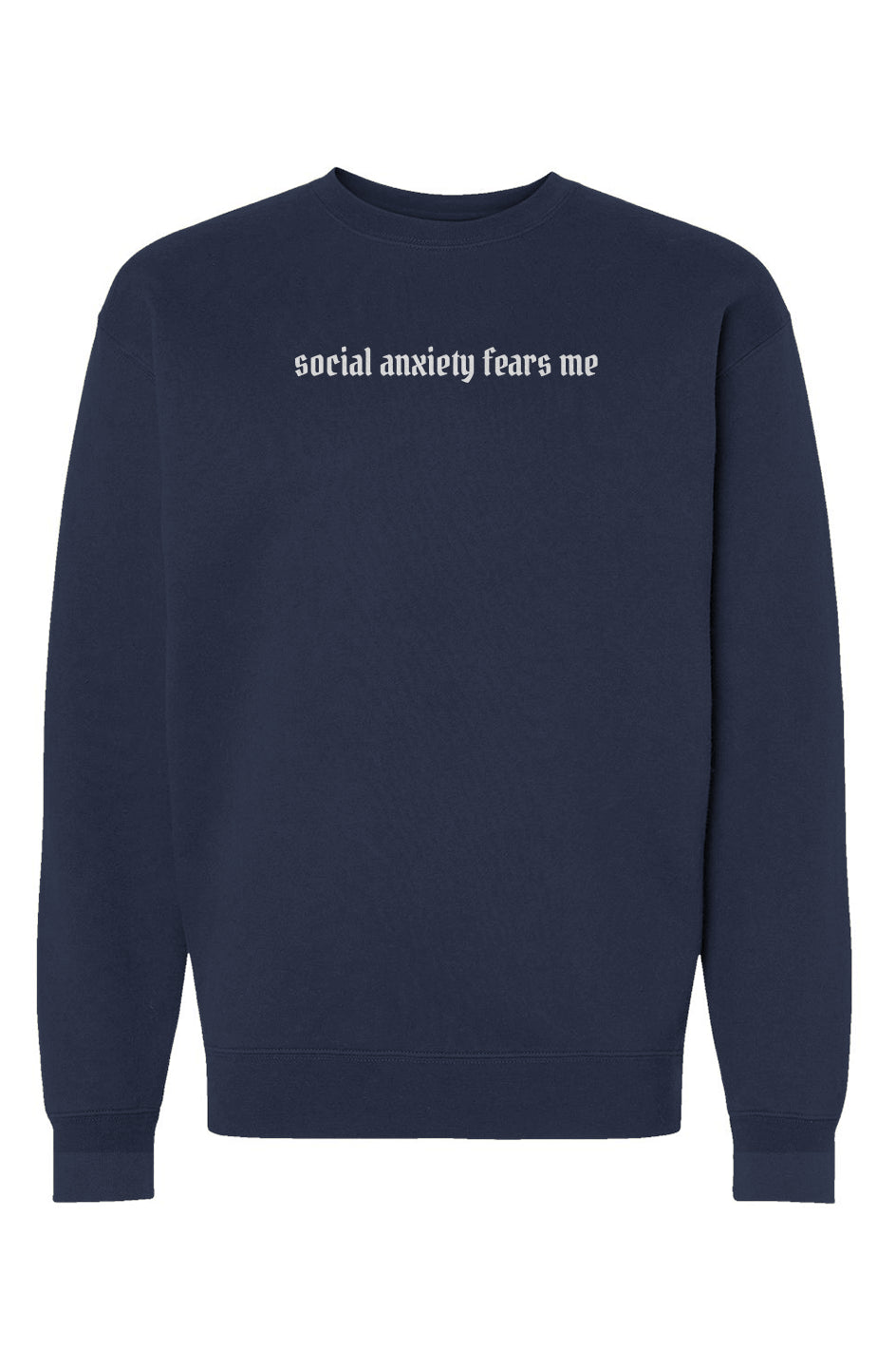 SOCIAL ANXIETY FEARS ME - Unisex Heavyweight Crewneck