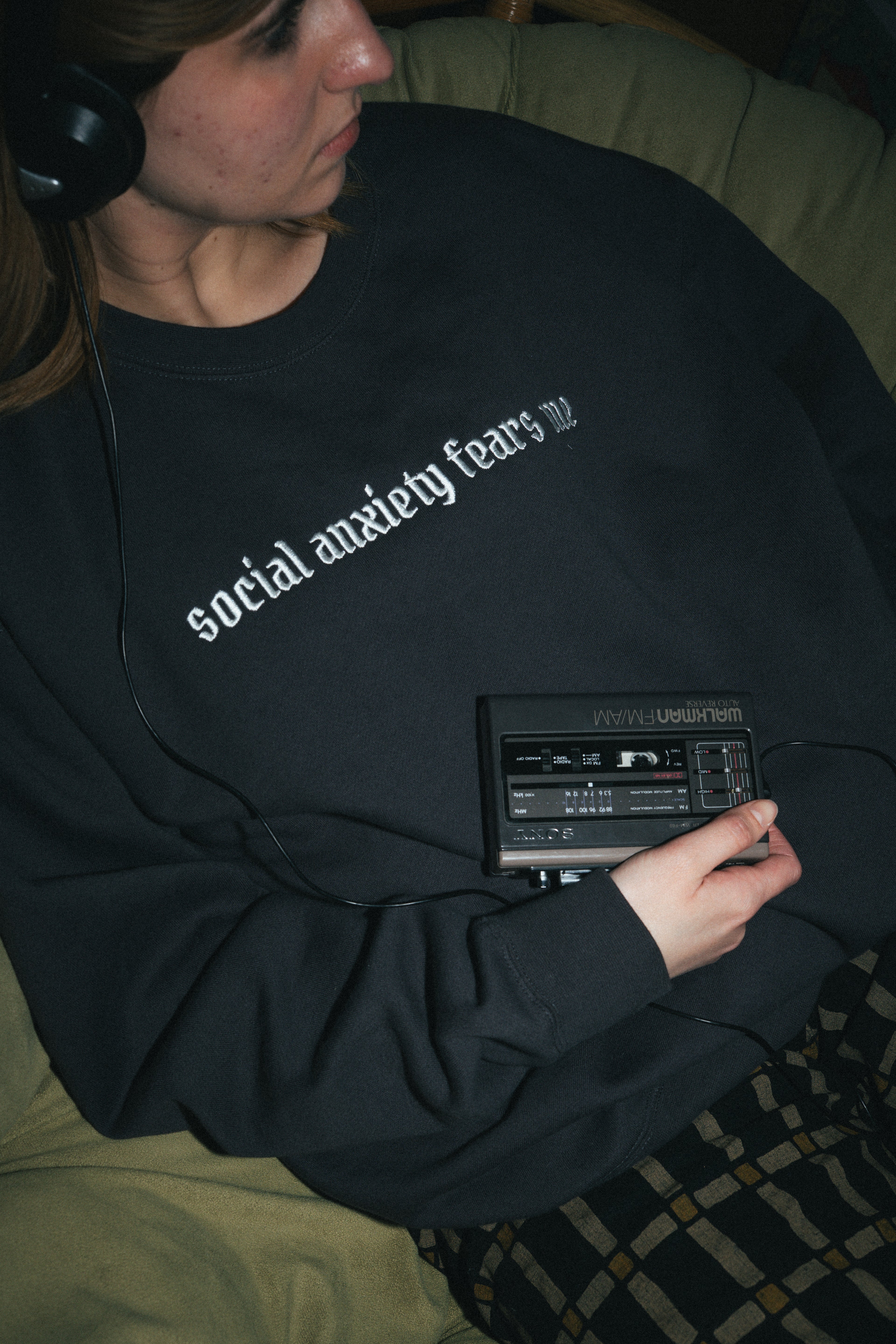 SOCIAL ANXIETY FEARS ME - Unisex Heavyweight Crewneck