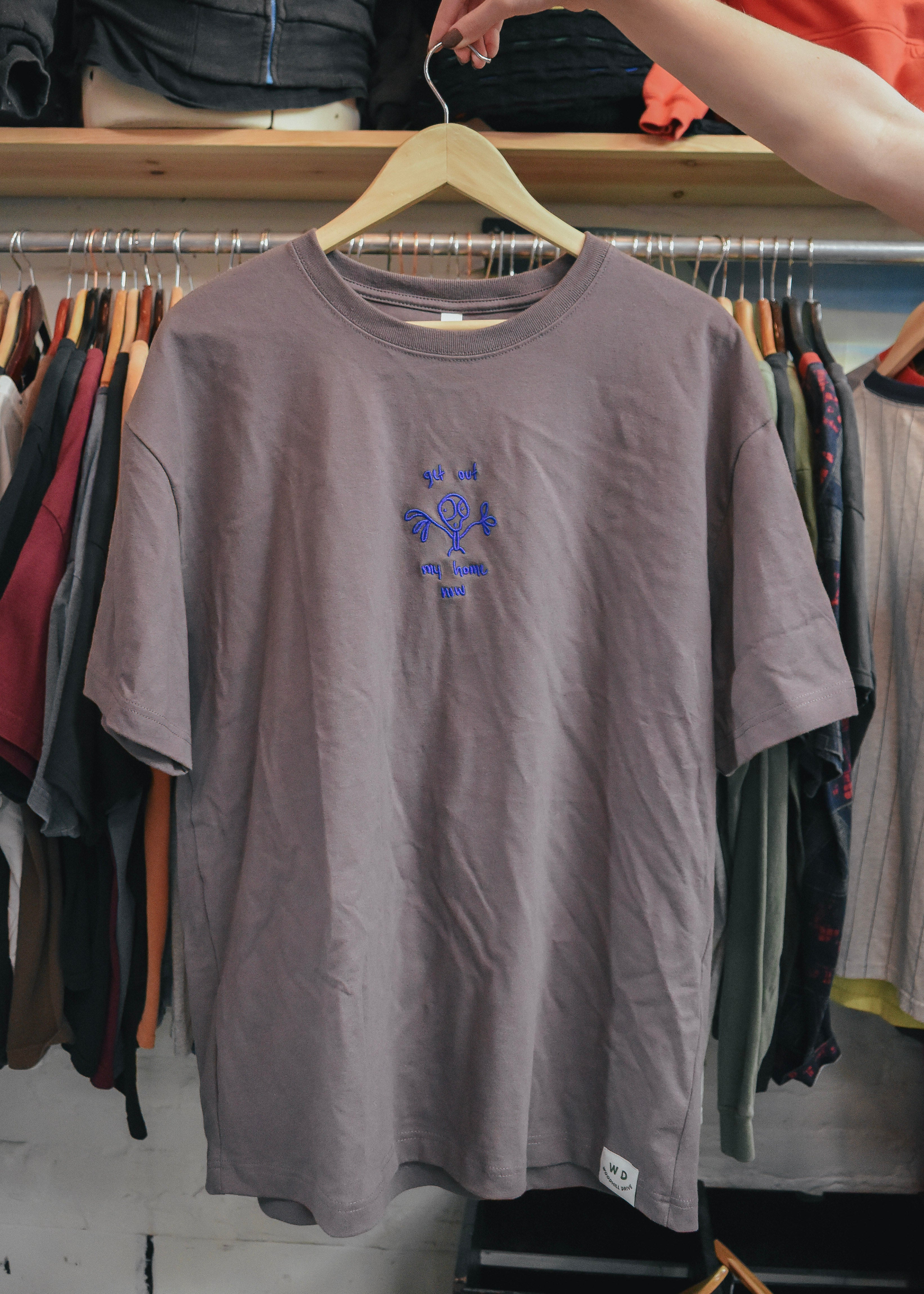 GET OUT, MY HOME NOW - Unisex Heavyweight Tee