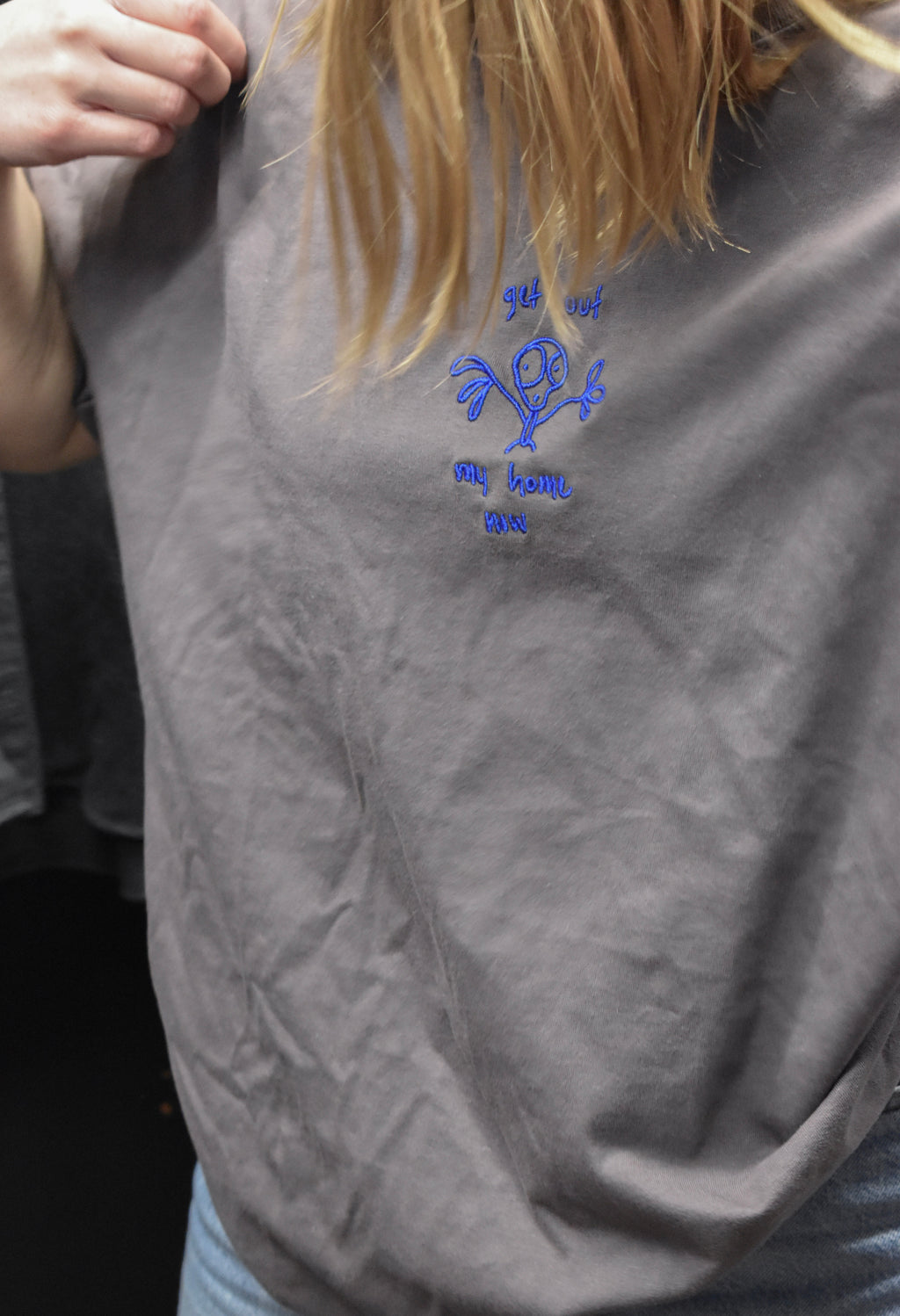 GET OUT, MY HOME NOW - Unisex Heavyweight Tee