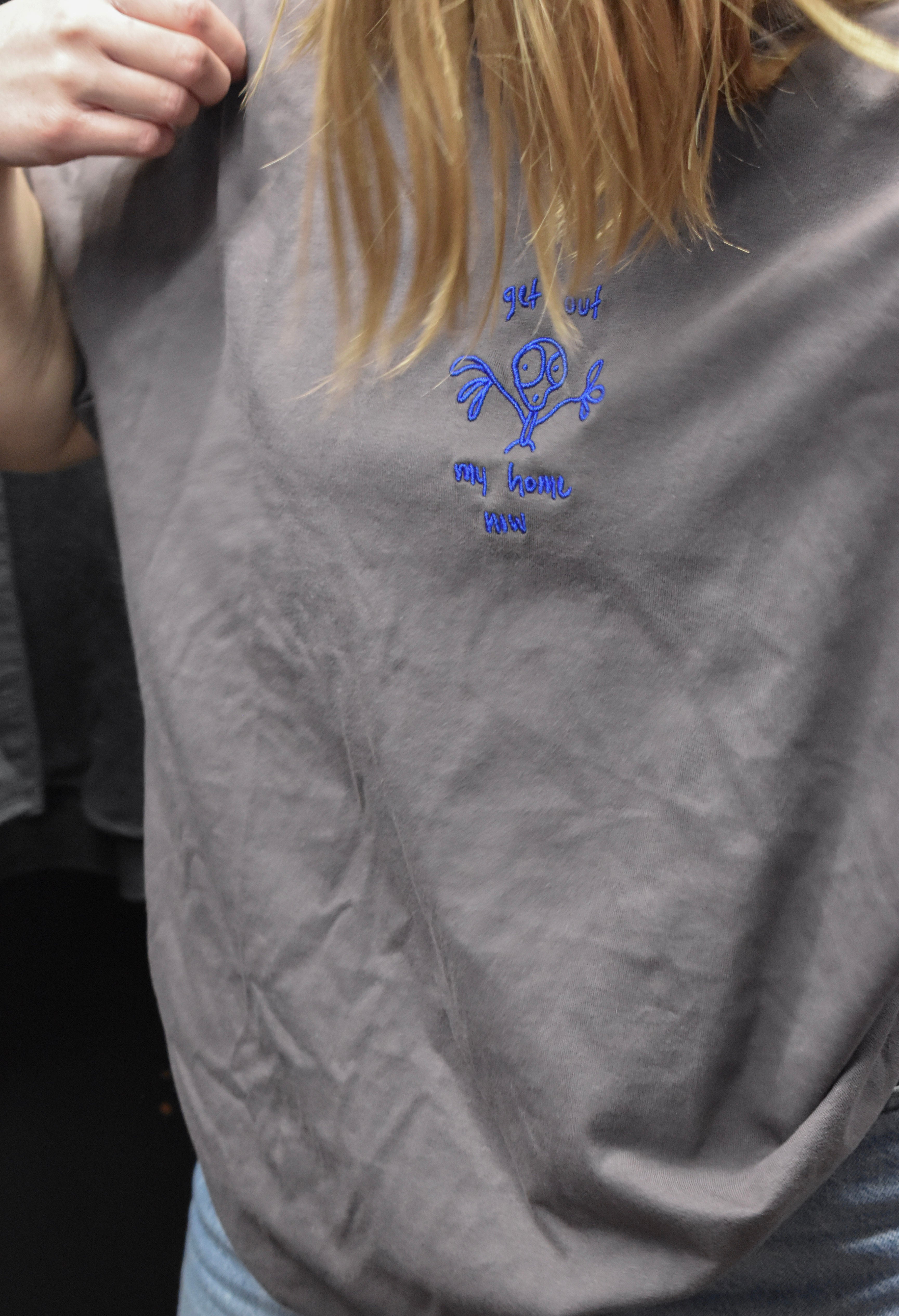 GET OUT, MY HOME NOW - Unisex Heavyweight Tee