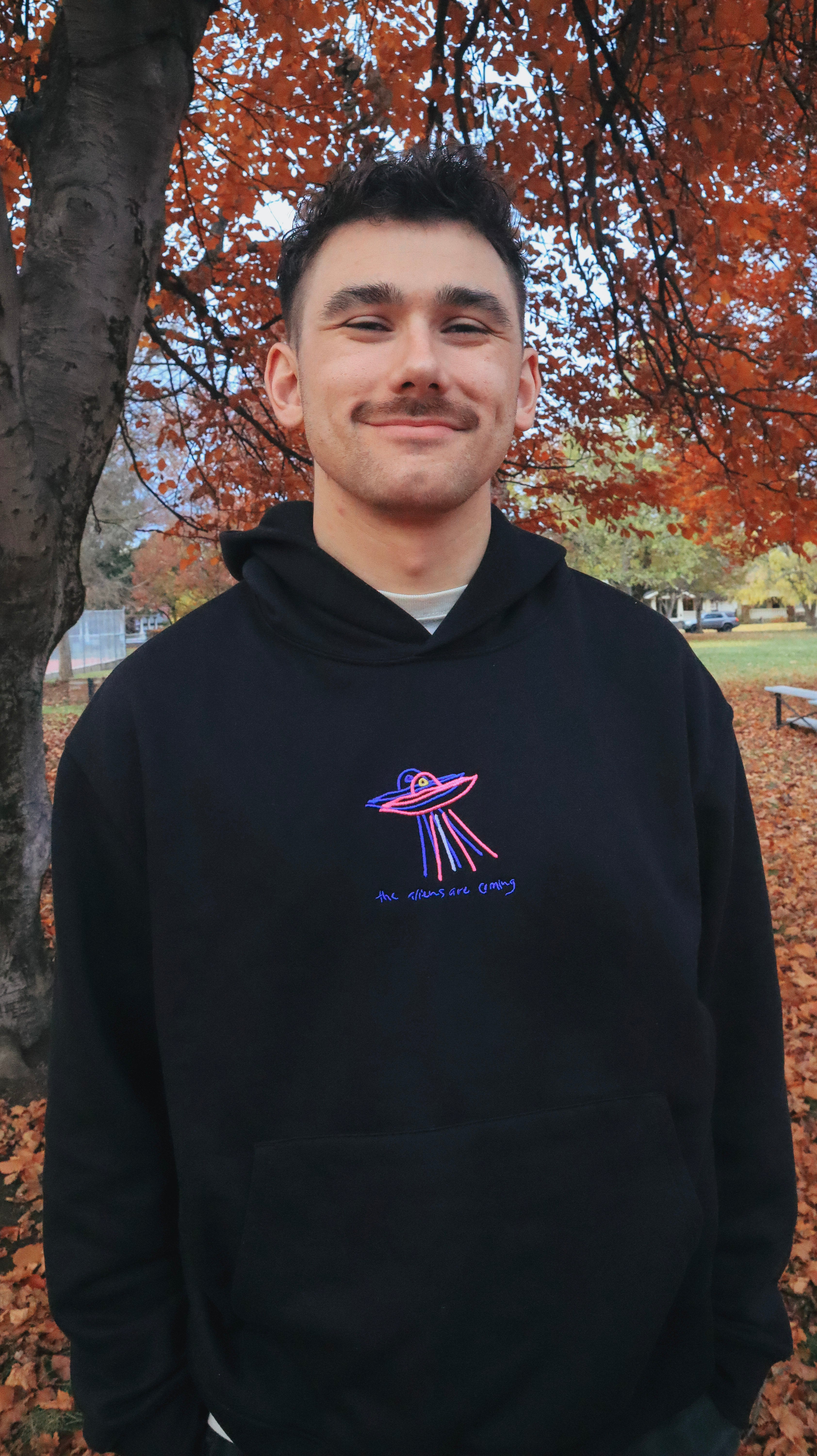 THE ALIENS ARE COMING - Unisex Heavyweight Hoodie