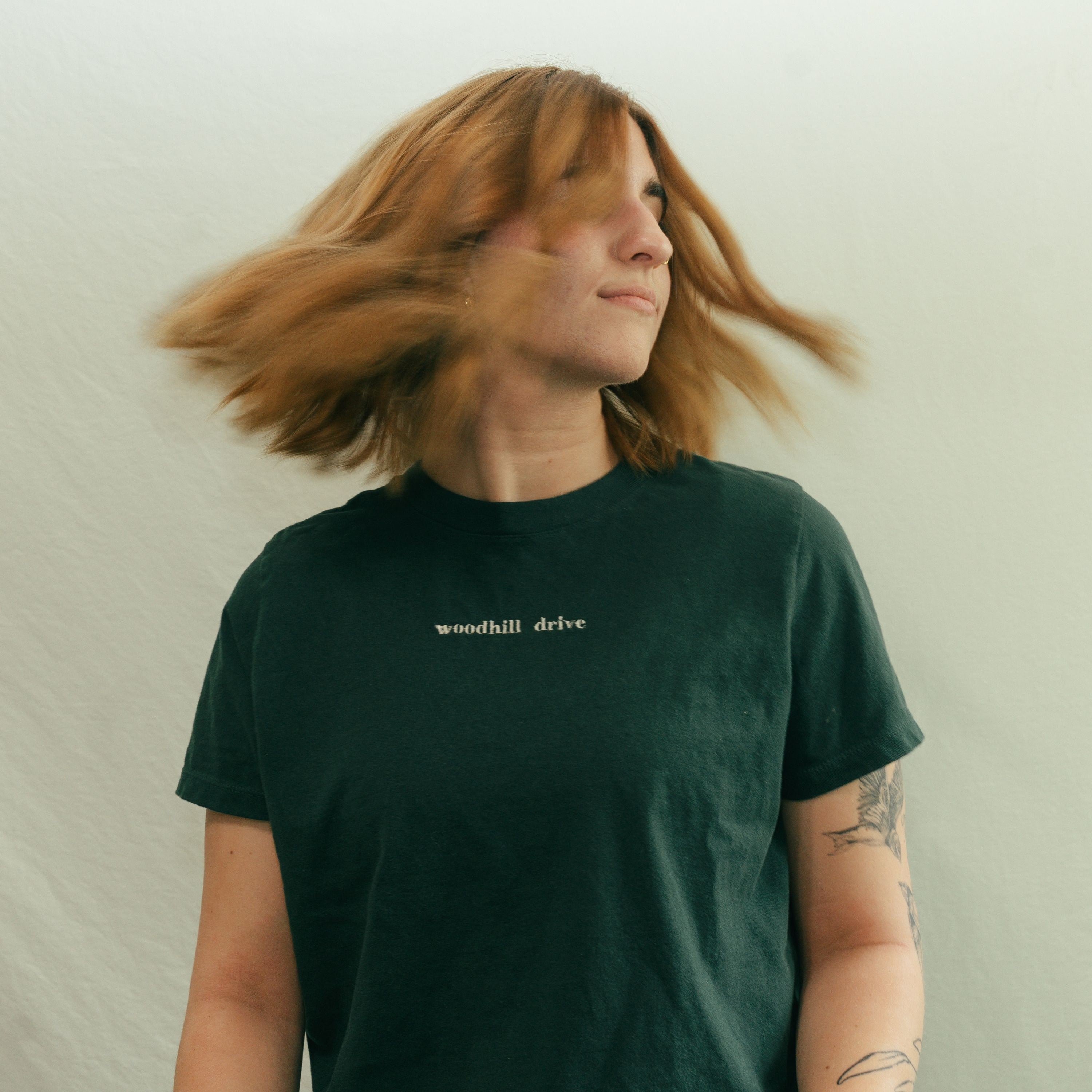 WOODHILL DRIVE - Logo Tee Green