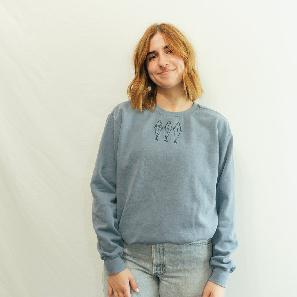 THREE FISHES CREWNECK - Woodhill Drive