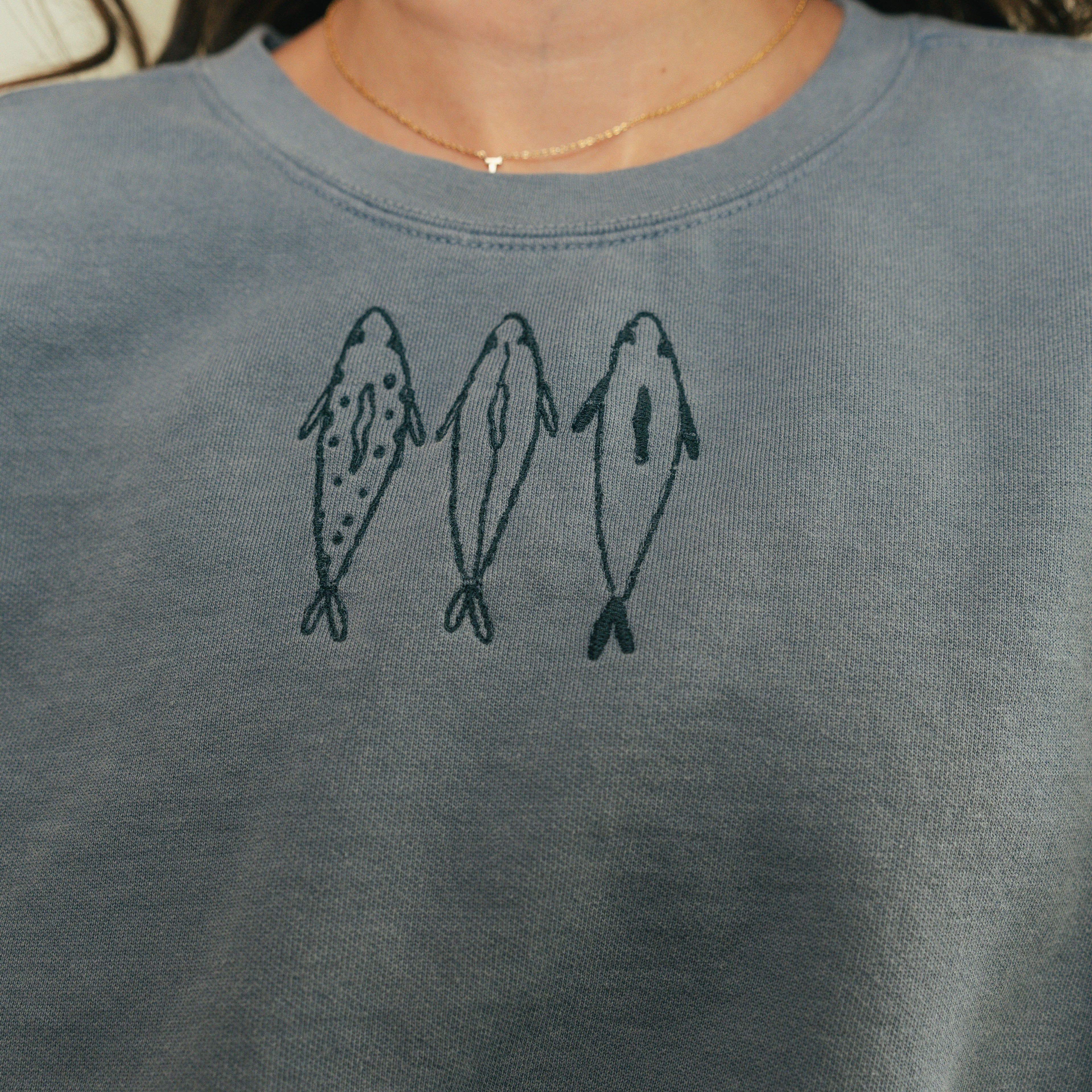 THREE FISHES CREWNECK - Woodhill Drive