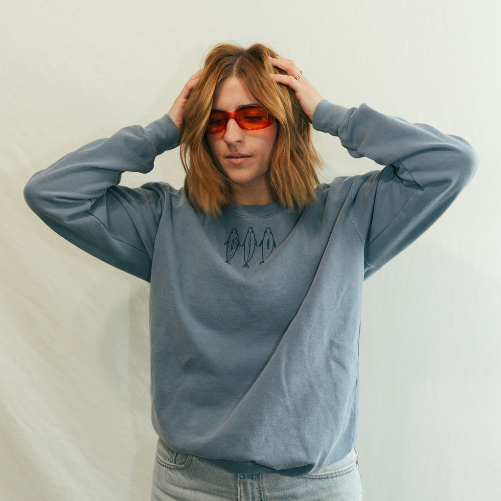 THREE FISHES CREWNECK - Woodhill Drive