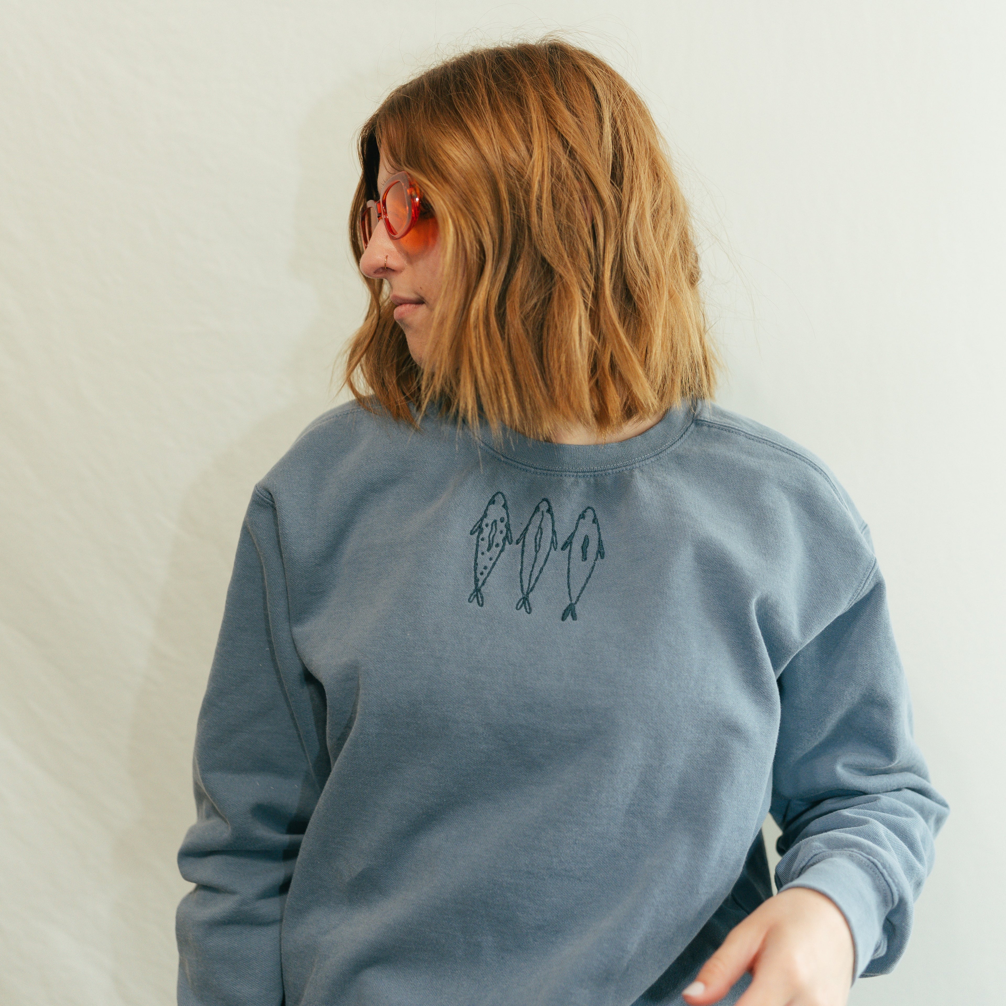 THREE FISHES CREWNECK - Woodhill Drive