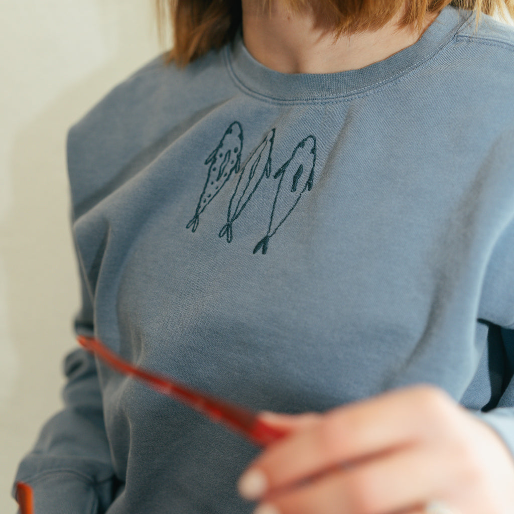 THREE FISHES CREWNECK - Woodhill Drive